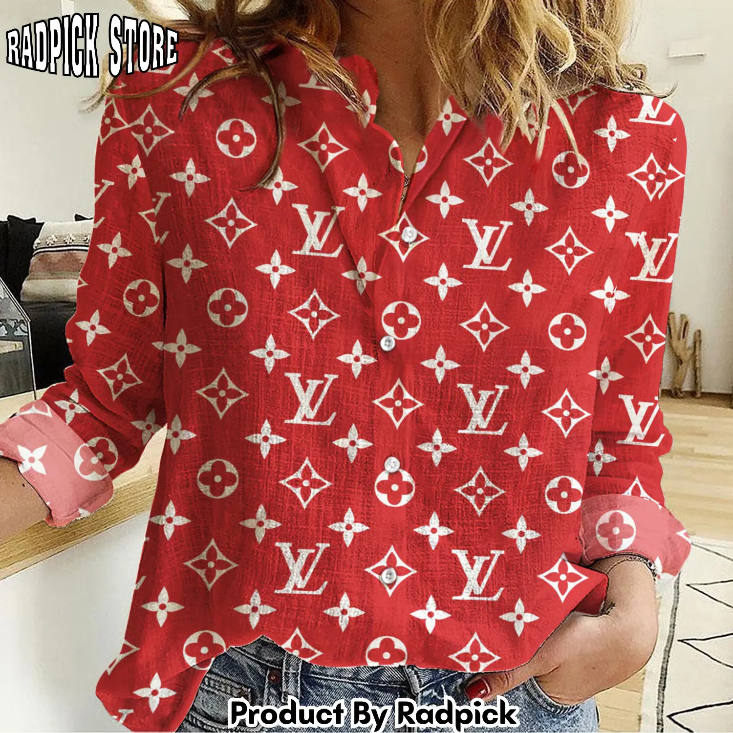 Radpick premium logo monogram louis vuitton shirt rp662273